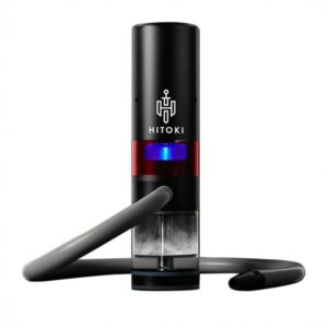 The Hitoki Trident Laser Combustion Bong is made from aircraft grade aluminum. It features laser powered combustion, multiple power settings, an LED power level indicator, fast USB charging-over 250 hits on a single charge, an integrated water filter for cleaner hits, is available in 3 colors and carries a 3 year extended warranty.Easy to operate. Simply fill the lower chamber with water, load the bowl, and tap the power button twice to activate the laser.