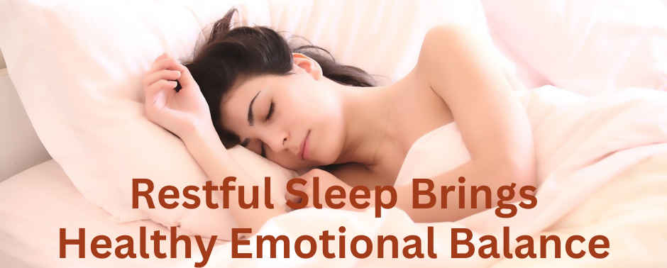 CBD may help you get a better nights rest thereby promoting a healthy emotional balance.