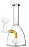 Catch the Rainbow... Cloud Beaker Bong! A whimsical piece to add to your collection.