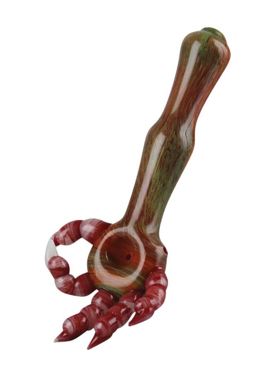 The Devil gave me a hand... LITTERALLY! The Devil Hand spoon pipe.