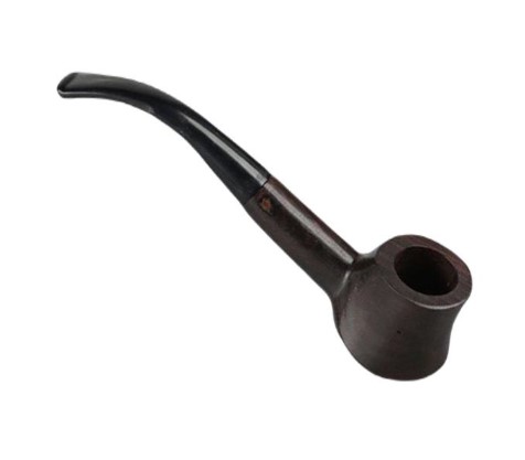 Get completely BENT with this half-bent Sherlock pipe.