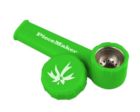 The Peacemaker Karma silicone pipe is basic and durable.