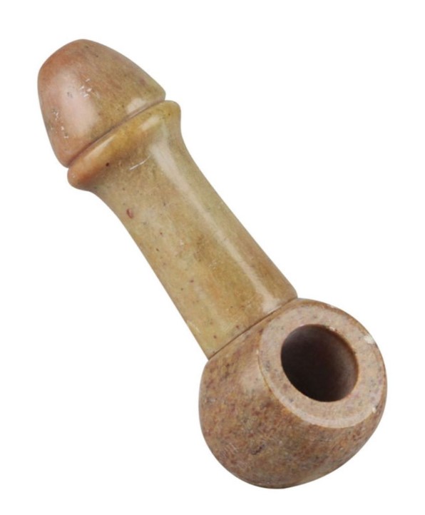 Oh wow! How embarrassing! A four incher! I think this pipe's designer has a bit of an size issue. And shouldn't the material it's made from be bone instead of stone?