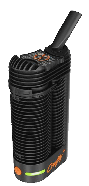 The Crafty+ (PLUS) by Storz and Bickel, ready-to-use profile view. This portable vaporizer is quite unique