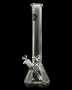 “Thick Boy” by LA Pipes profile view: 16 in. Super Thick, Super Heavy Duty, Glass Beaker Bong Water Pipe. Once you've tried a Thick Boy, you won't want to use any other bong!