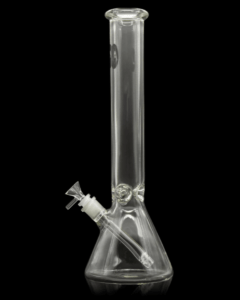 “Thick Boy” by LA Pipes side view: 16 in. Super Thick, Super Heavy Duty, Glass Beaker Bong Water Pipe. Once you've tried a Thick Boy, you won't want to use any other bong!