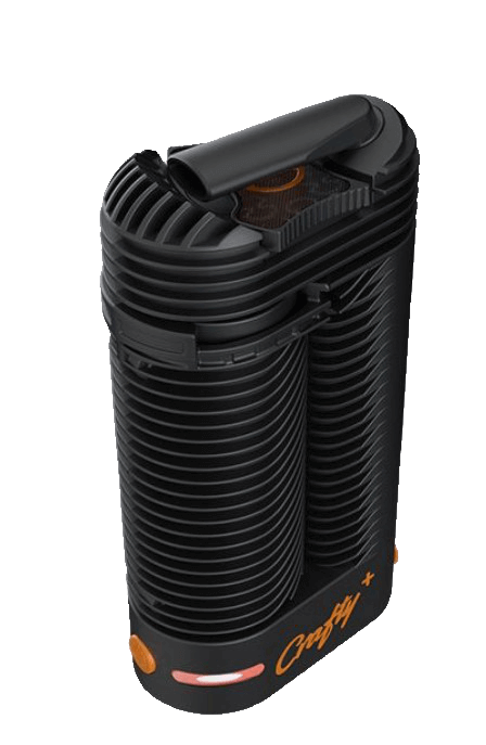 The Crafty+ (PLUS) by Storz and Bickel, travel ready view. This portable vaporizer is quite amazing.